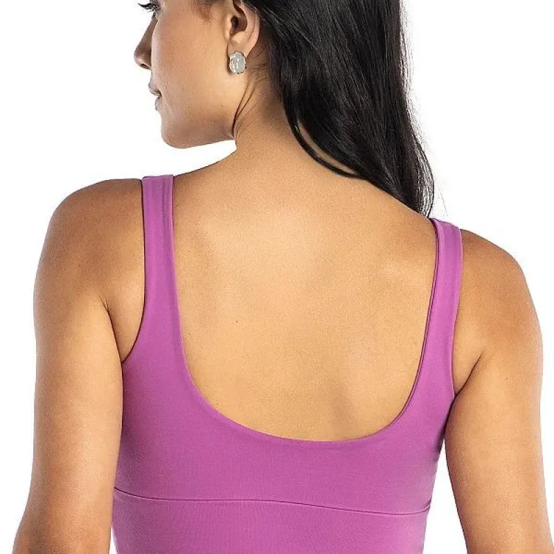 Top Du Sell Fit Decote Redondo Alças Bojo Removível